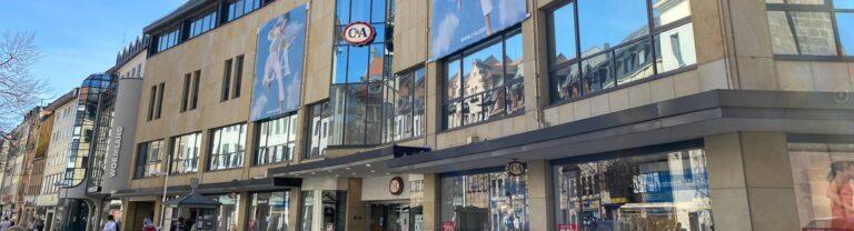 EDEKA neuer Mieter in C&A-Gebäude Nürnberg