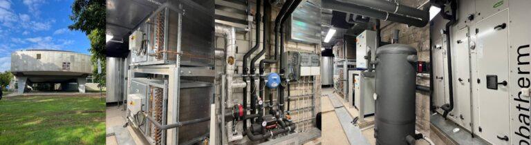 Austausch der Lüftungs- und Kältetechnik in der Hochschule Niederrhein, Campus Krefeld Audimax Gebäude