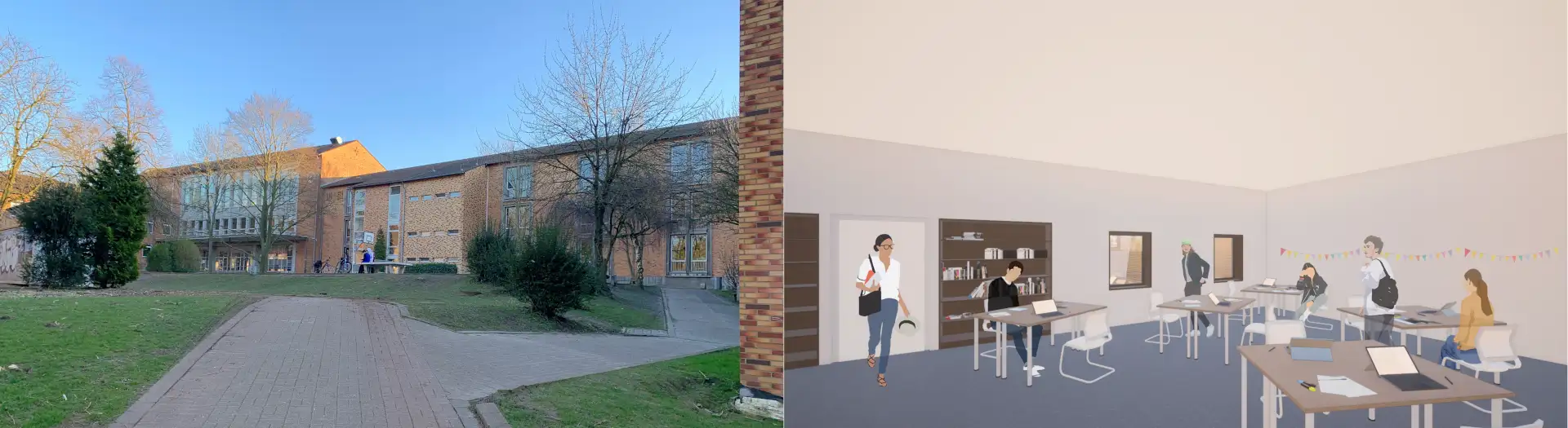Brandschutzsanierung in dem Hildegardis-Gymnasium in Bochum