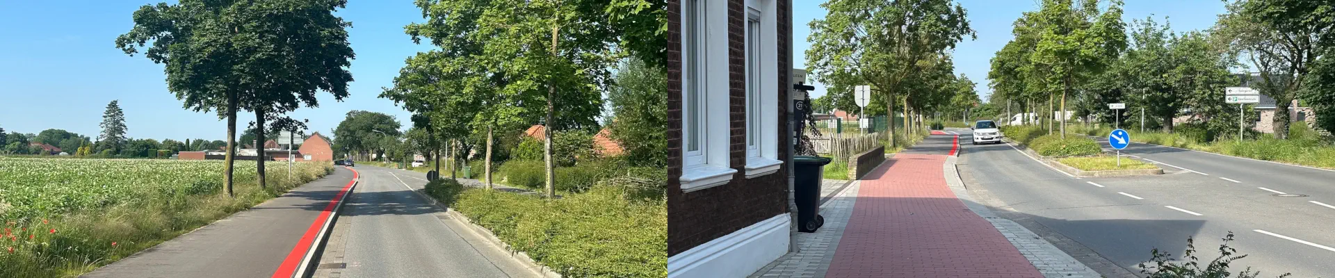 Sanierung Radweg Wember Straße, Kevelaer
