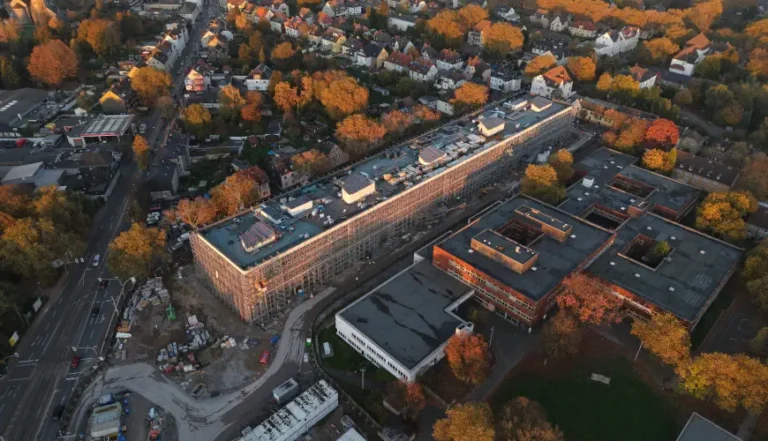 Schulzentrum Bochum-Gerthe – Fortschritte auf der Baustelle