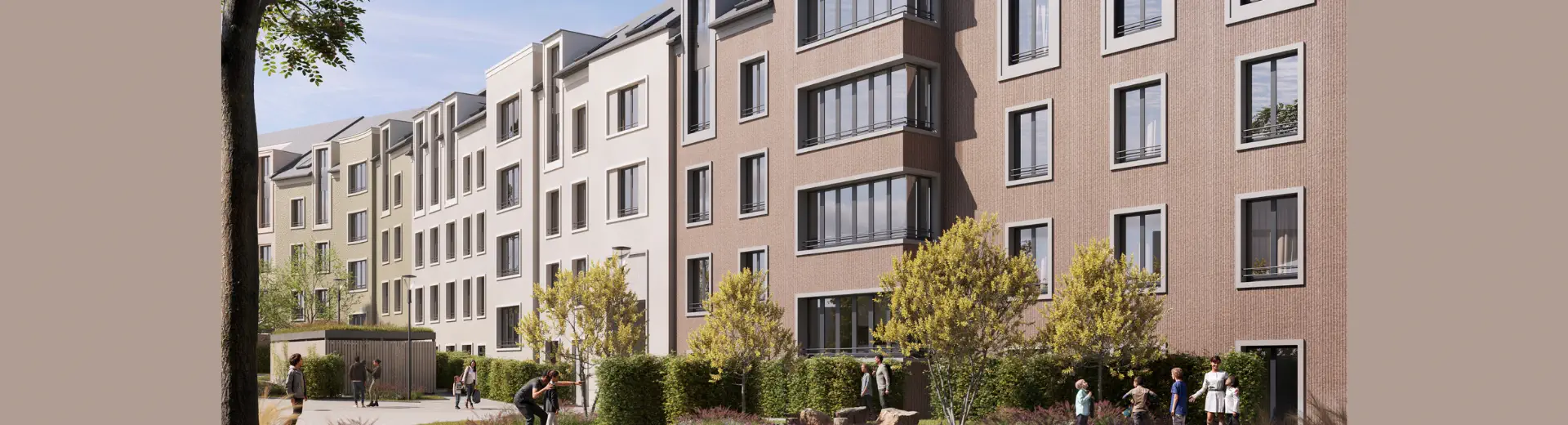Neubau einer Wohnanlage in Dortmund