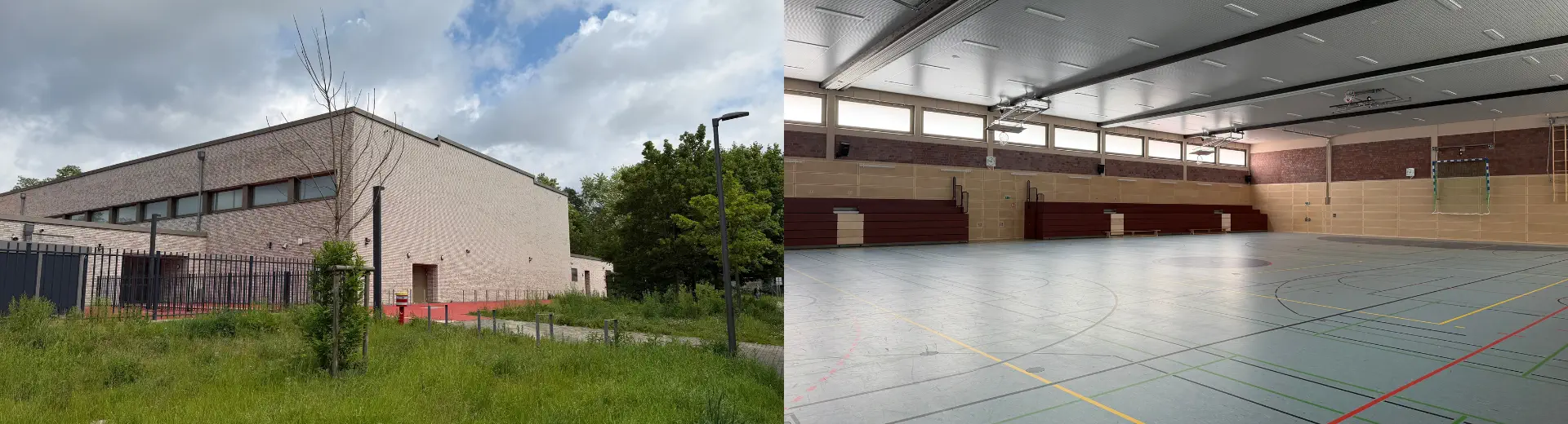 Sanierung der Turnhalle an der Gustav-Heinemann-Gesamtschule, Essen
