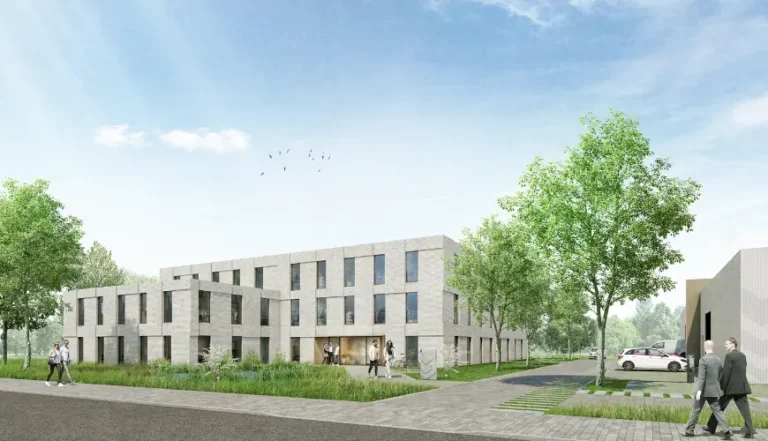 Neubau eines Bürogebäudes mit Lagerhalle in Recklinghausen